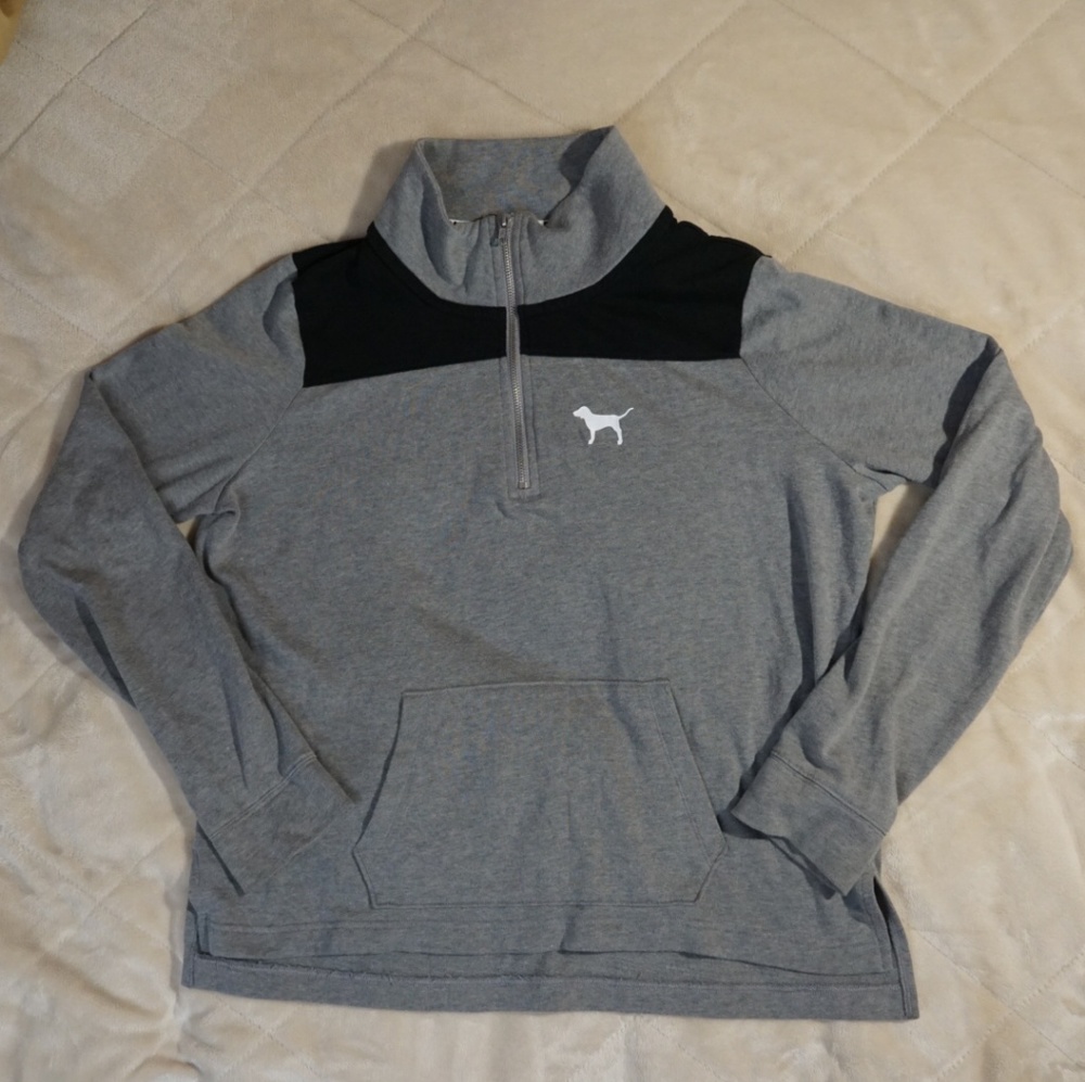 PINK VS Perfect Quarter Zip Sweatshirt